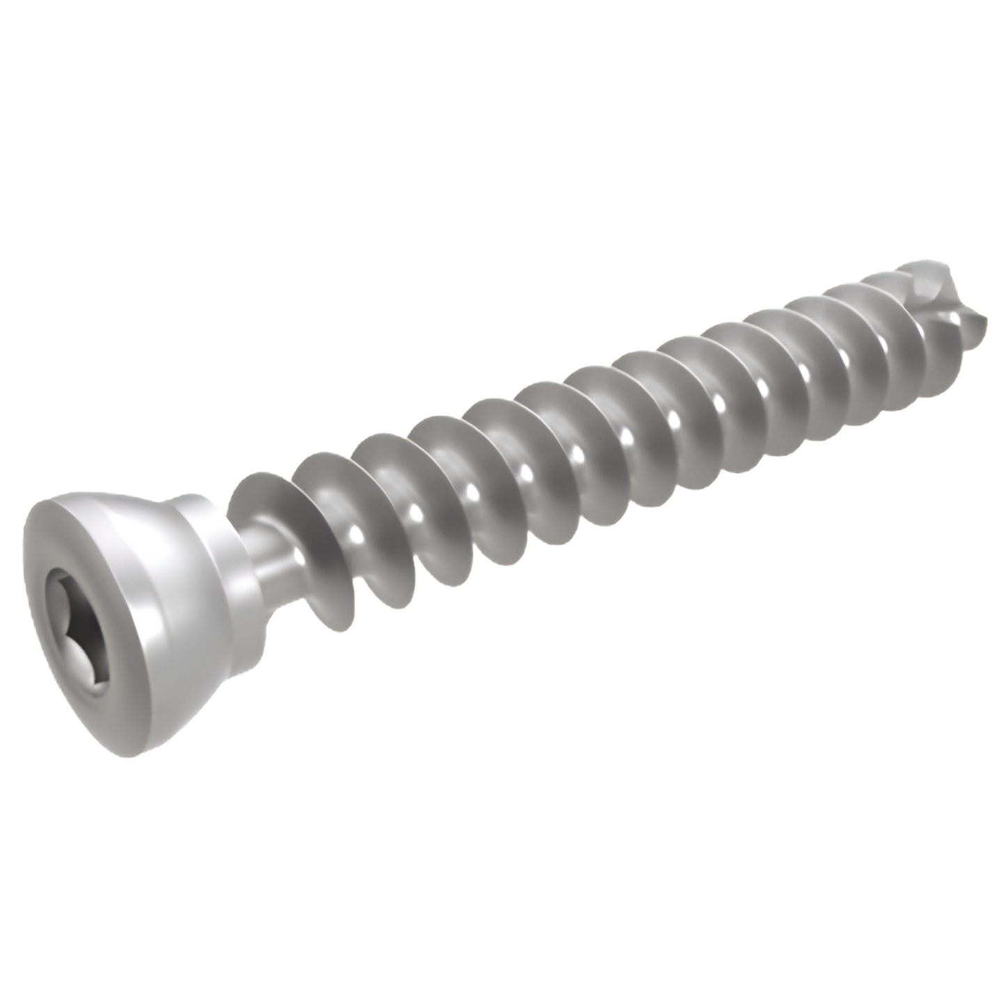 Cannulated screw 6.5 mm x 65 mm orthopedic fixation screw stainless steel