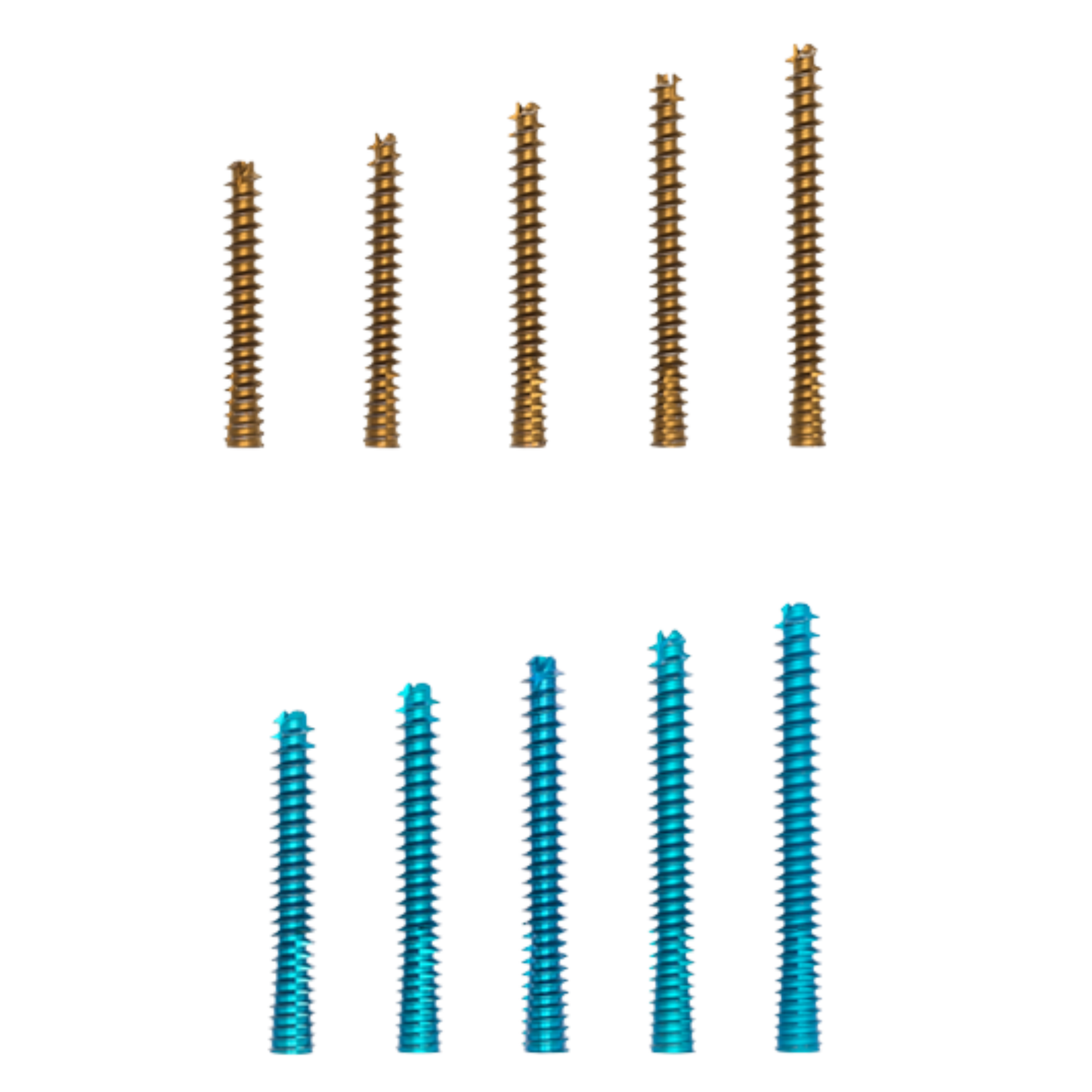 Headless cannulated compression screw 6.5 mm x 100 mm long thread