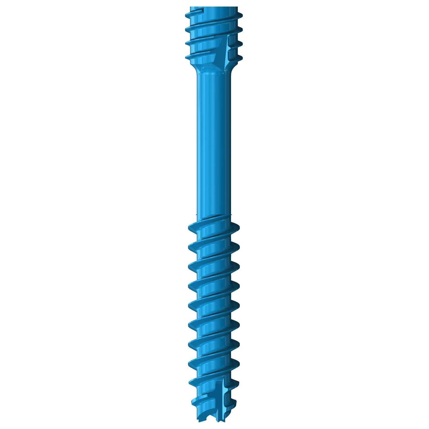 Headless cannulated compression screw 6.5 mm x 115 mm long thread