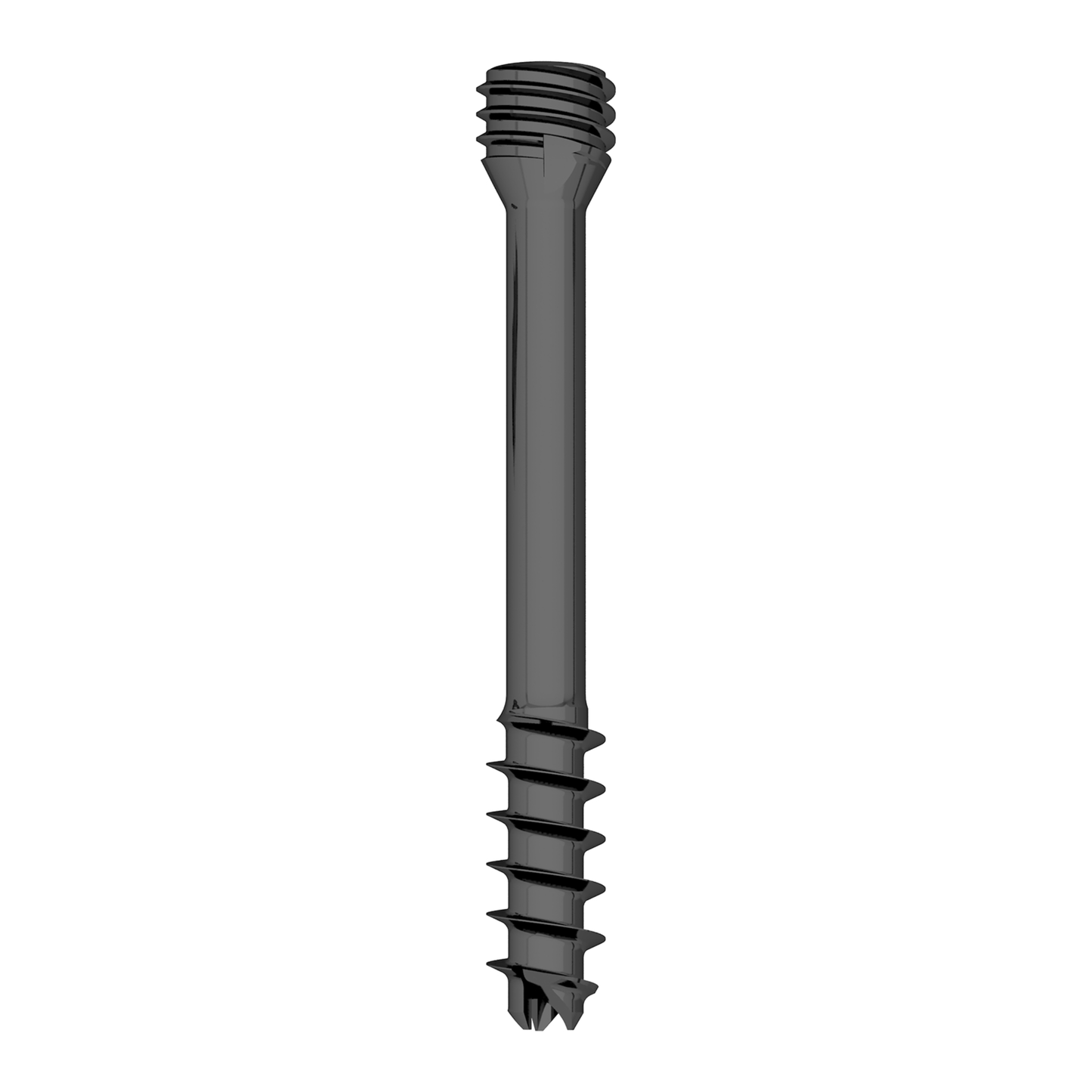 Headless cannulated compression screw 6.5 mm x 75 mm long thread