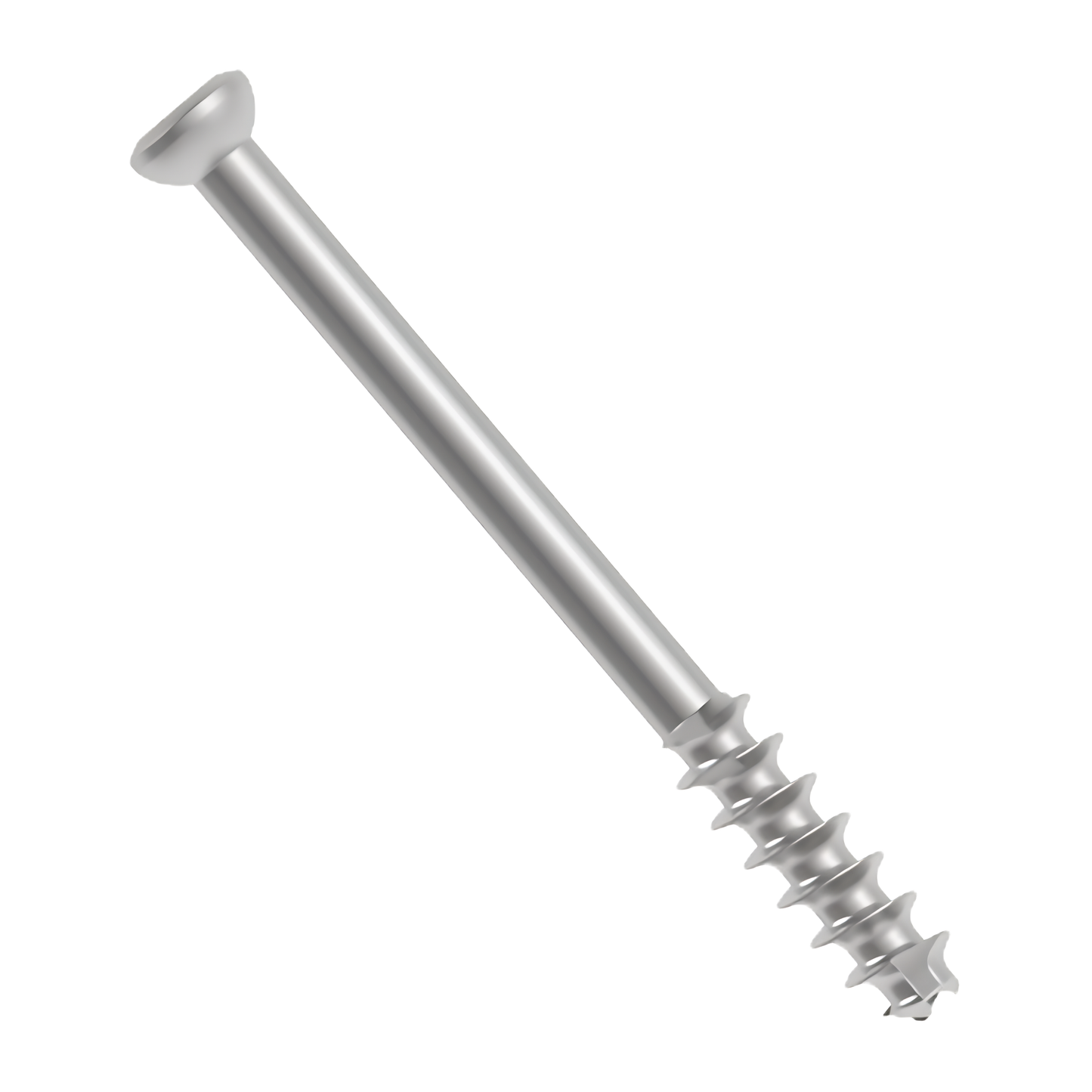 Headless cannulated compression screw 6.5 mm x 95 mm short thread