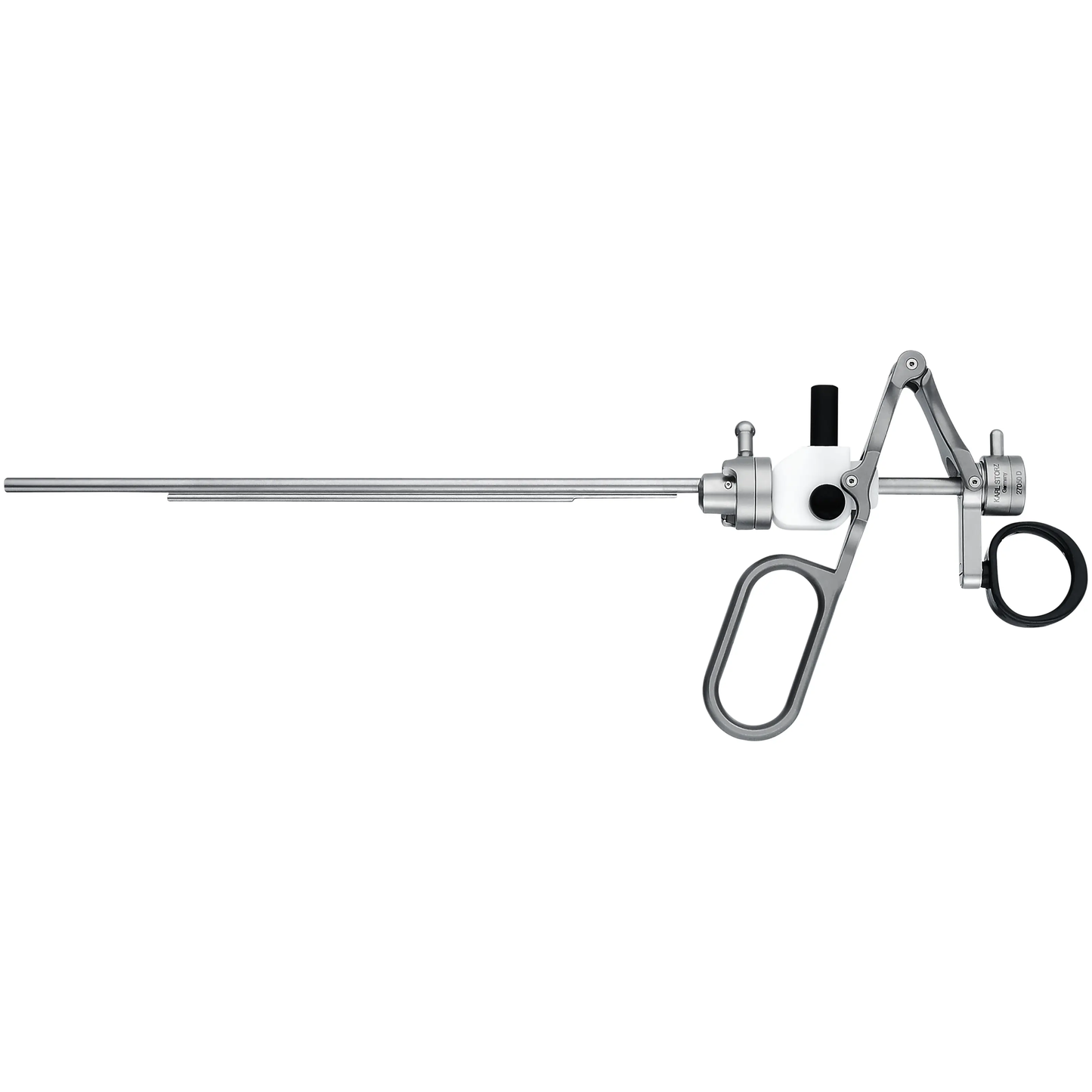 Monopolar working element designed for resectoscope systems with integrated channel for injection needle, enabling precise cutting, coagulation, and injectable therapy during urological procedures.