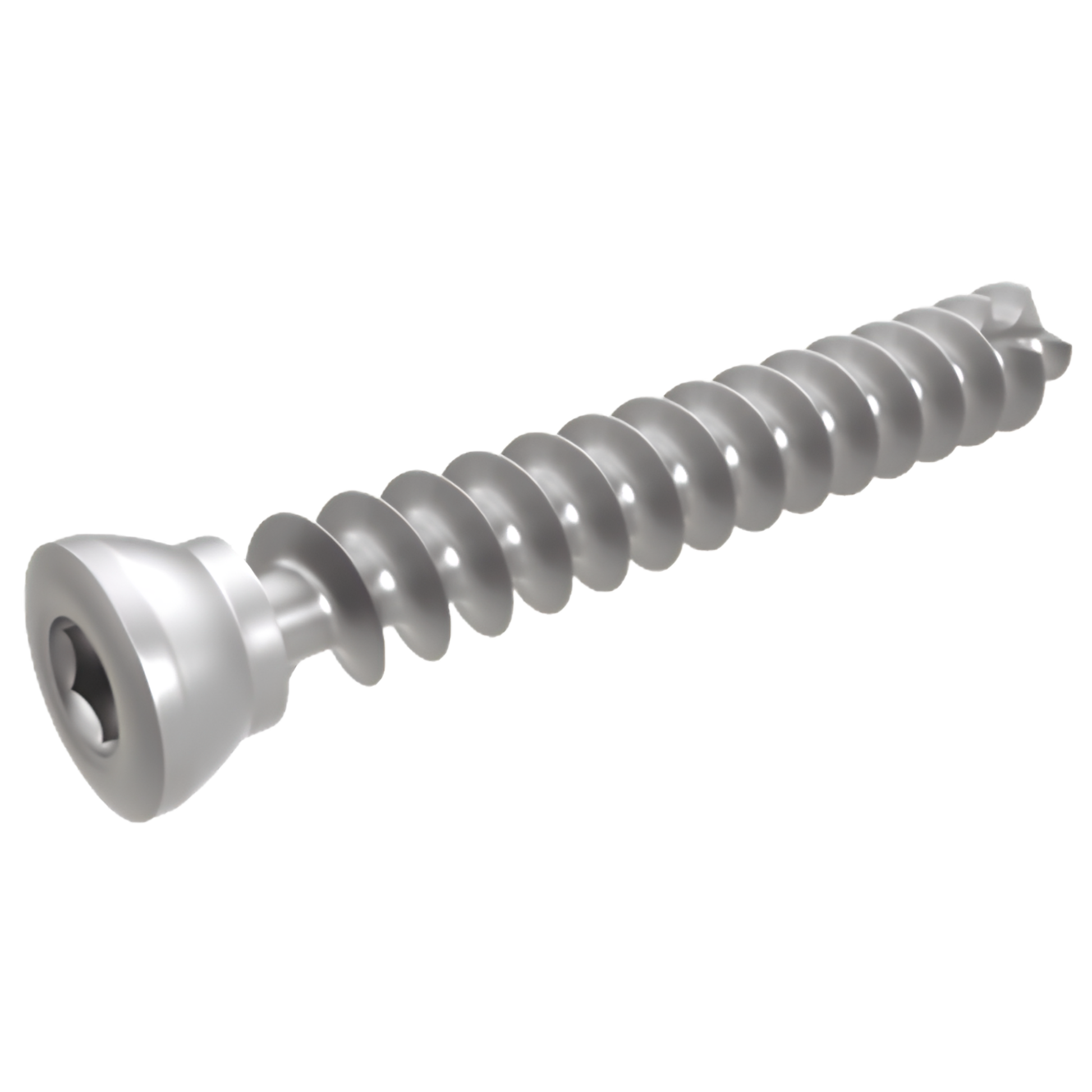 Cannulated screw 6.5 mm x 65 mm orthopedic fixation screw stainless steel
