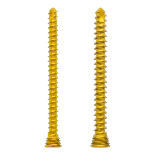 Headless cannulated compression screw 6.5 mm x 105 mm long thread