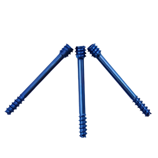 Headless cannulated compression screw 6.5 mm x 55 mm short thread