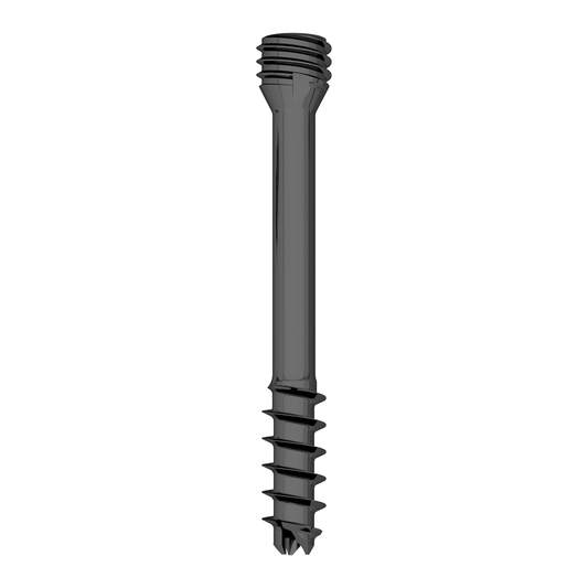 Headless cannulated compression screw 6.5 mm x 75 mm long thread