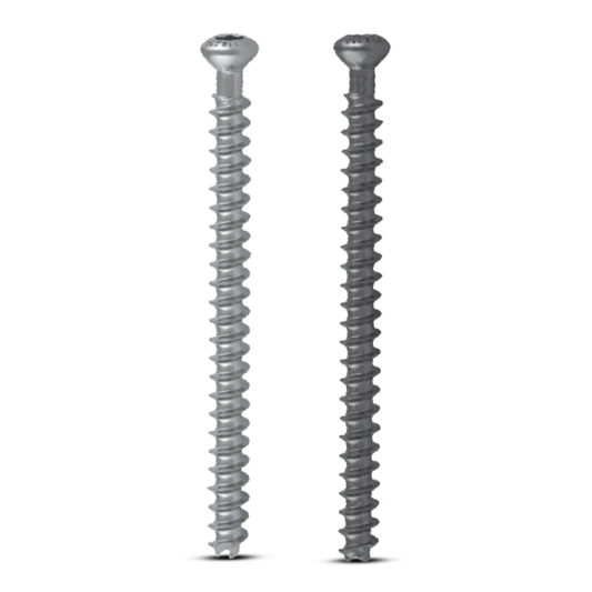 Low profile titanium cannulated screw 4.5 mm x 20 mm fully threaded