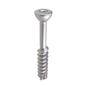 Low profile titanium cannulated screw 4.5 mm x 22 mm partially threaded