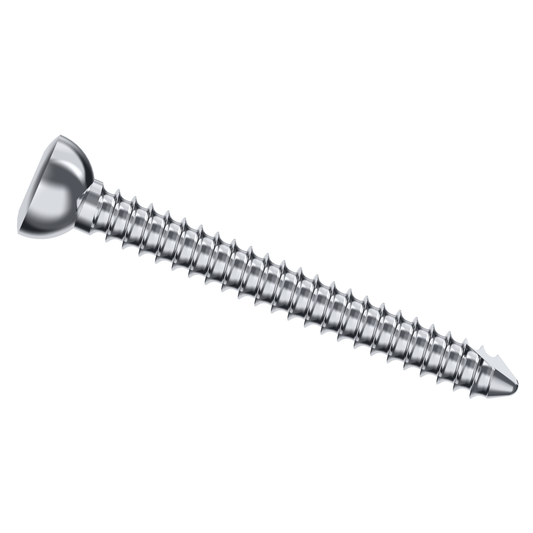 Low profile titanium cannulated screw 4.5 mm x 24 mm fully threaded