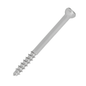 Low profile stainless steel cannulated screw 4.0 mm x 38 mm long thread