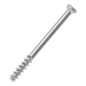 Low profile stainless steel cannulated screw 4.0 mm x 48 mm long thread