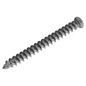 Low profile stainless steel cannulated screw 4.0 mm x 55 mm long thread