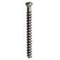 Low profile stainless steel cannulated screw 4.0 mm x 55 mm long thread