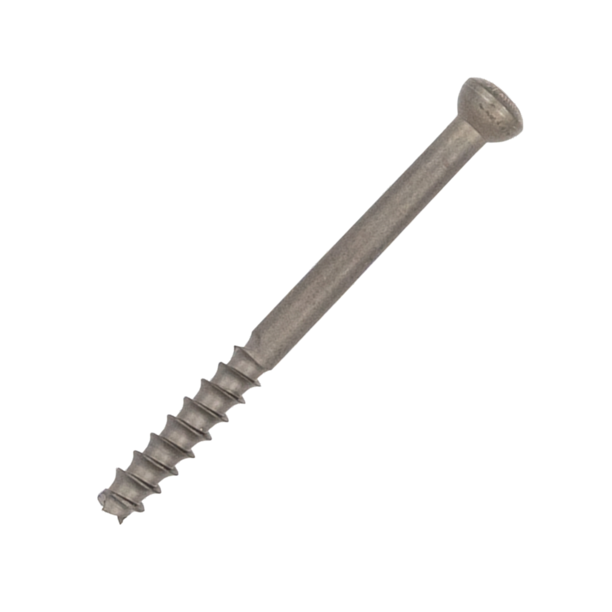 Low profile titanium cannulated screw 6.7 mm x 110 mm with 28 mm thread