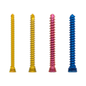 Low profile cannulated screw stainless steel 4.0 x 35 mm long thread