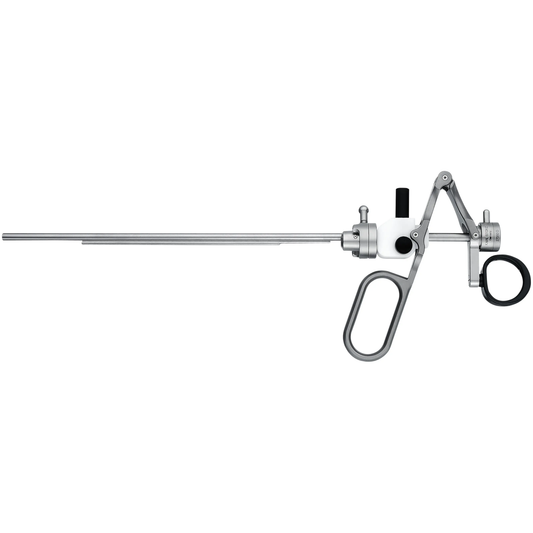 Monopolar working element designed for resectoscope systems with integrated channel for injection needle, enabling precise cutting, coagulation, and injectable therapy during urological procedures.