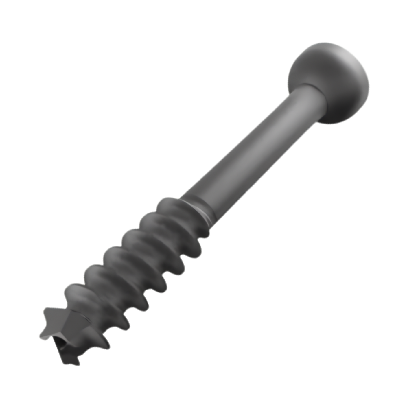Low Profile Screw, Titanium, 4.5 mm x 80 mm, Cannulated, Partially Threaded