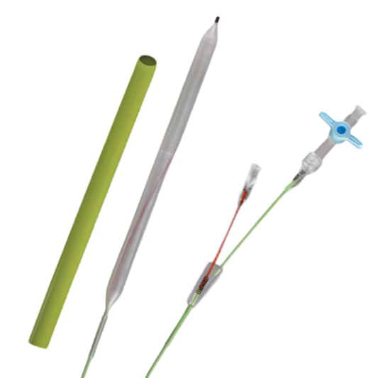 X-Force Nephrostomy Balloon Dilation Catheter Kit 10 mm x 15 cm 30 Fr with Eagle Inflation Device for PCNL procedures